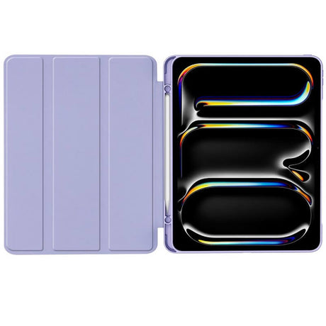 Защитен Калъф за Калъф за iPad Pro 13 2025-2024, Tech-Protect Trifold Slim Case, Лилав (6)