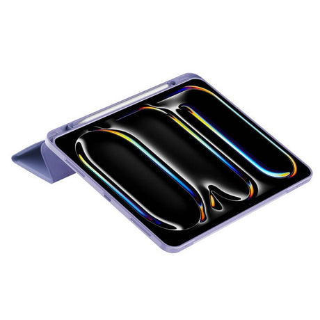 Защитен Калъф за Калъф за iPad Pro 13 2025-2024, Tech-Protect Trifold Slim Case, Лилав (3)