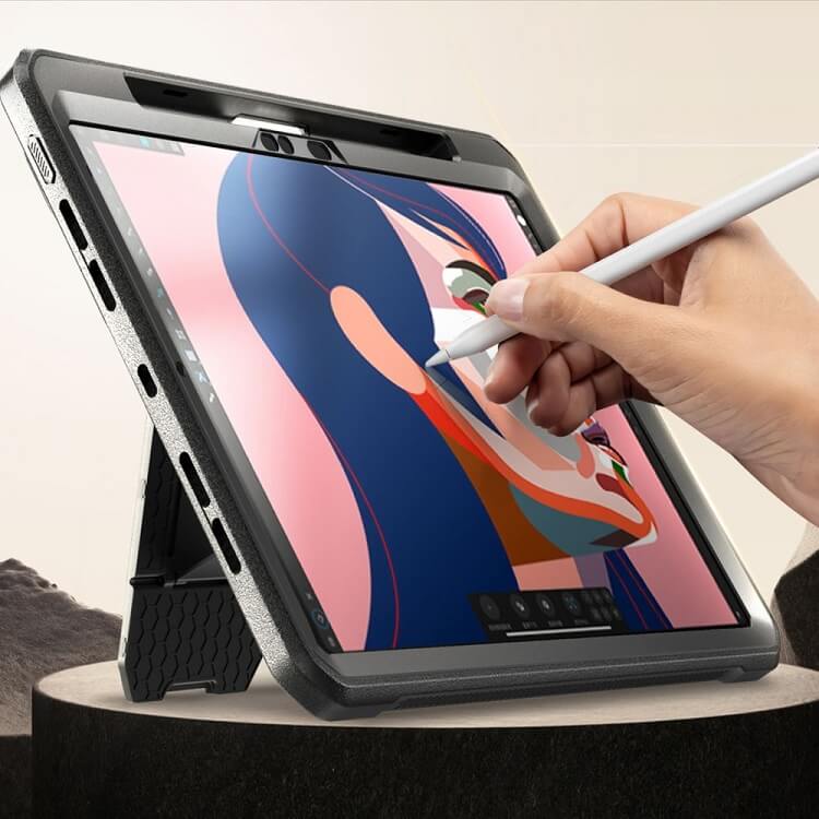 Противоударен Калъф за iPad Pro 13 2025-2024, Supcase Unicorn Beetle Pro Case, Черен (2)