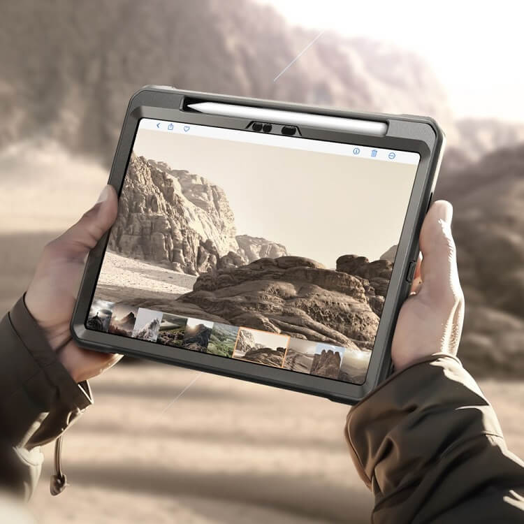 Противоударен Калъф за iPad Pro 13 2025-2024, Supcase Unicorn Beetle Pro Case, Черен (6)