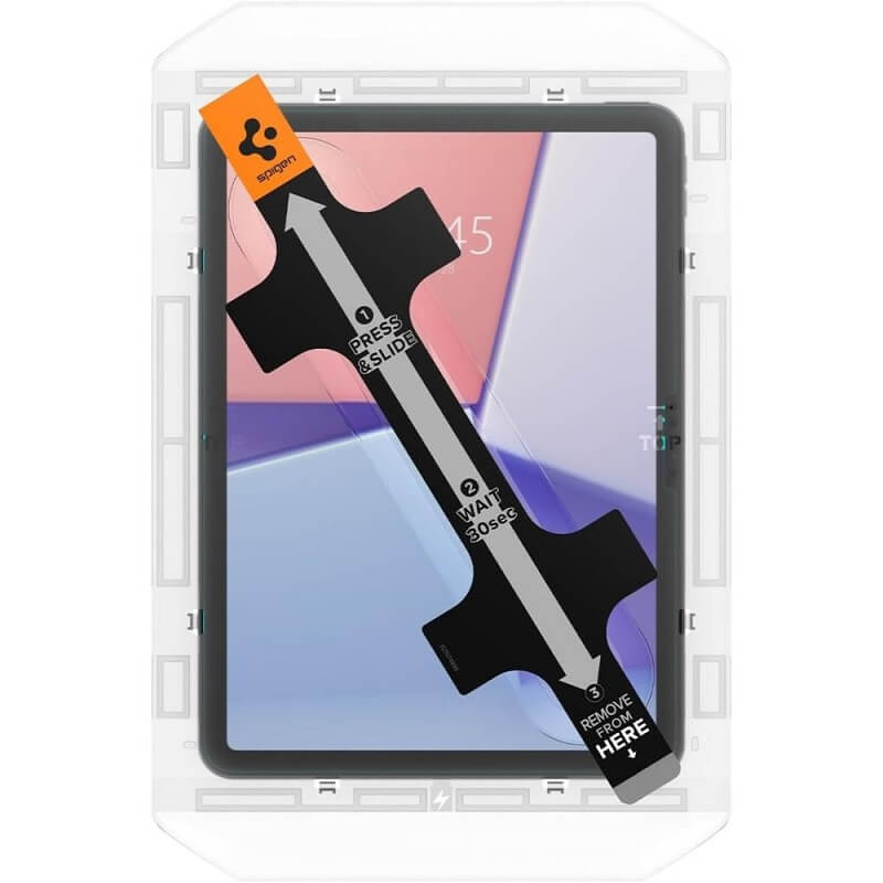 Стъклен Протектор за iPad Air 11 M4-M3-M2, Spigen EZ Fit Glass, Прозрачен (2)