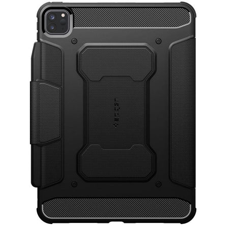Противоударен Калъф за iPad Pro 11 2025-2024, Spigen Rugged Armor Pro Case, Черен (2)