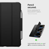 Противоударен Калъф за iPad Pro 11 2025-2024, Spigen Rugged Armor Pro Case, Черен (9)