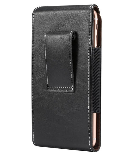 Универсален Калъф-Джоб за Колан, Leather Belt Case 17x9, Черен (2)
