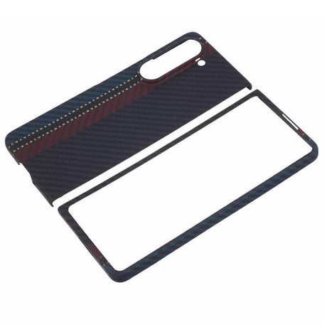 Карбонов Калъф за Samsung Z Fold 5, Aramid Fiber Case, Черен (2)