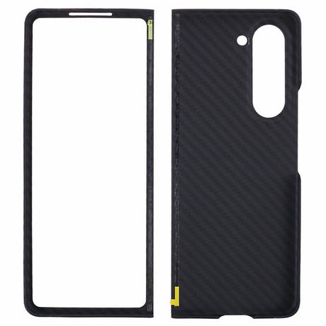 Карбонов Калъф за Samsung Z Fold 5, Aramid Fiber Case, Черен (4)