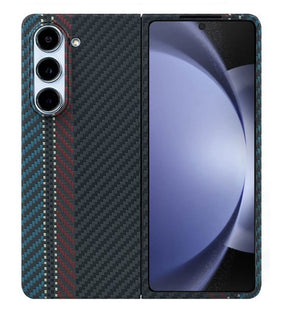 Карбонов Калъф за Samsung Z Fold 5, Aramid Fiber Case, Черен
