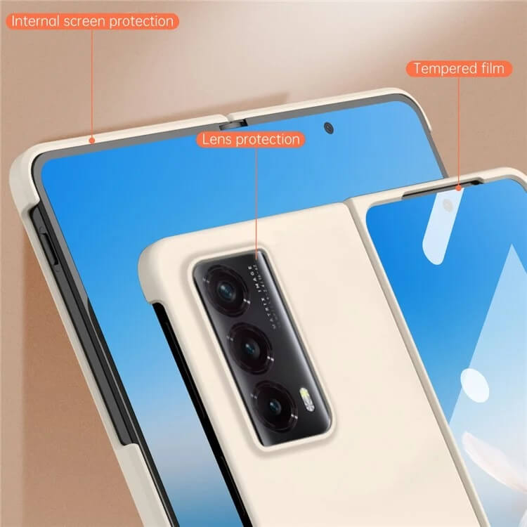 Тънък Калъф за Honor Magic Vs2, PC Hard Case, Бежов (5)