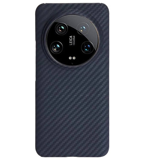 Тънък Кевларен Калъф за Xiaomi 14 Ultra, GKK Aramid Fiber Case, Черен