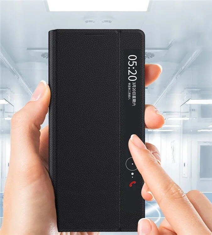 Активен Калъф за Honor Magic Vs2, Smart Book Case, Черен