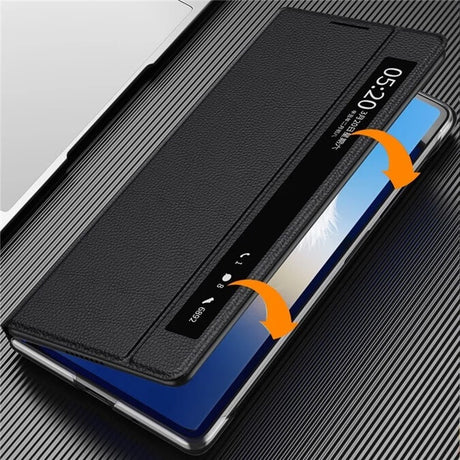 Активен Калъф за Honor Magic Vs2, Smart Book Case, Черен (3)