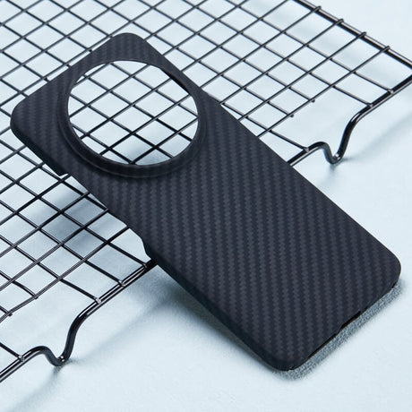 Тънък Кевларен Калъф за Xiaomi 14 Ultra, GKK Aramid Fiber Case, Черен (2)