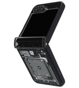 Калъф с Предпазител за Samsung Z Flip 7 FE/Z Flip 6, Spigen Zero One Ultra Hybrid Pro Case, Черен