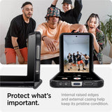 Калъф с Предпазител за Samsung Z Flip 7 FE/Z Flip 6, Spigen Zero One Ultra Hybrid Pro Case, Черен (8)