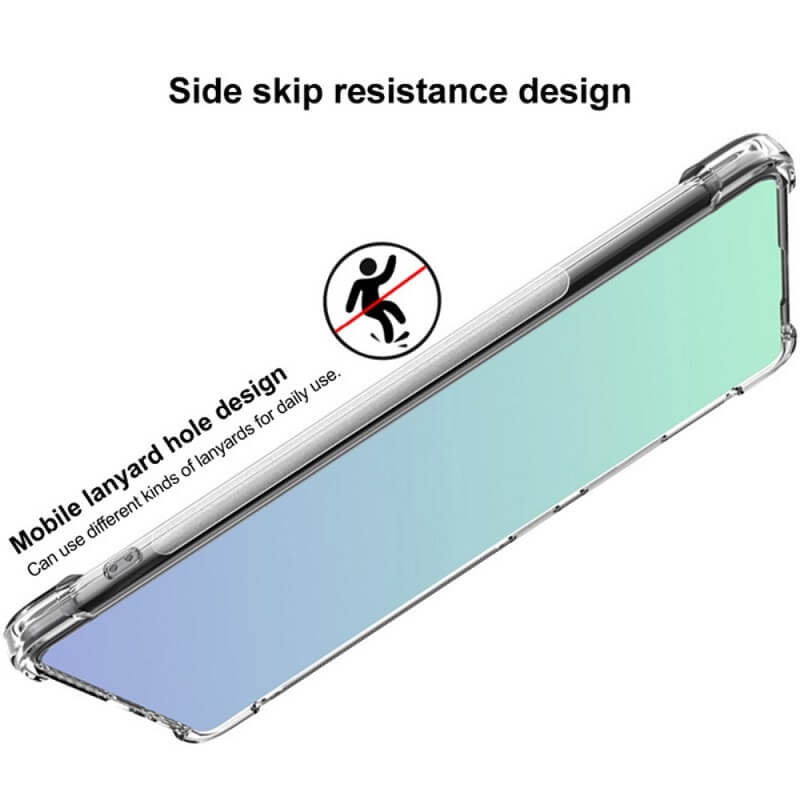 Противоударен Силиконов Калъф за Huawei Pura 70, Imak Shockproof TPU Case, Прозрачен (6)