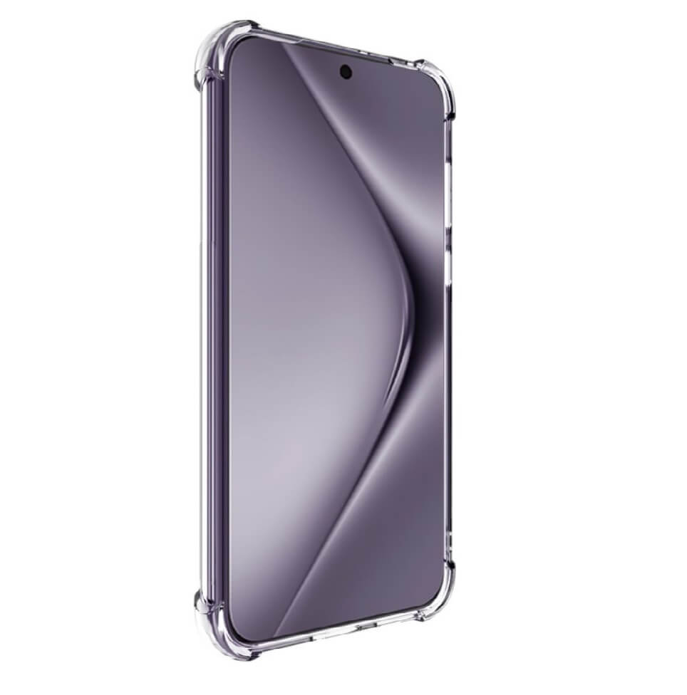 Противоударен Силиконов Калъф за Huawei Pura 70 Pro, Imak Shockproof TPU Case, Прозрачен (2)