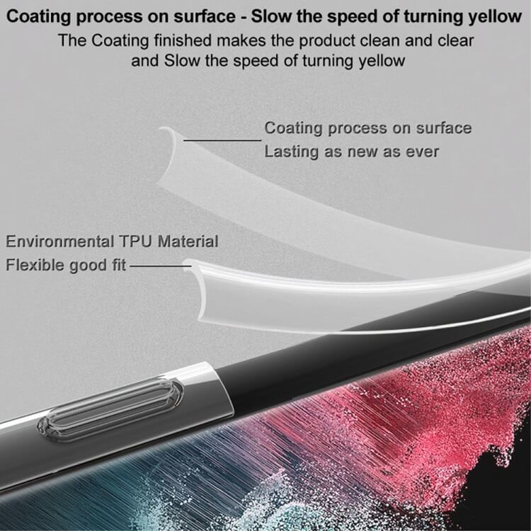 Противоударен Силиконов Калъф за Huawei Pura 70, Imak Shockproof TPU Case, Прозрачен (5)