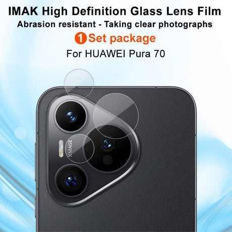 Протектор за Обективите на Huawei Pura 70, Imak Camera Lens Glass, Прозрачен (2)