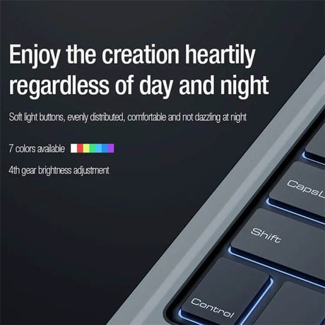 Калъф с Клавиатура за iPad Pro 11, Nillkin Keyboard Case, Черен (12)