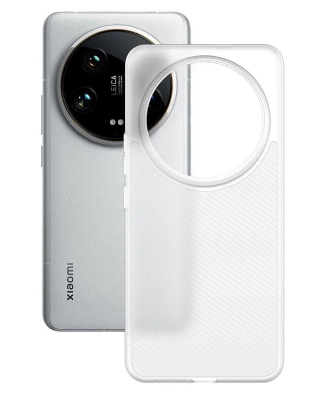 Матов Силиконов Калъф за Xiaomi 14 Ultra, Imak Twill Case, Полупрозрачен