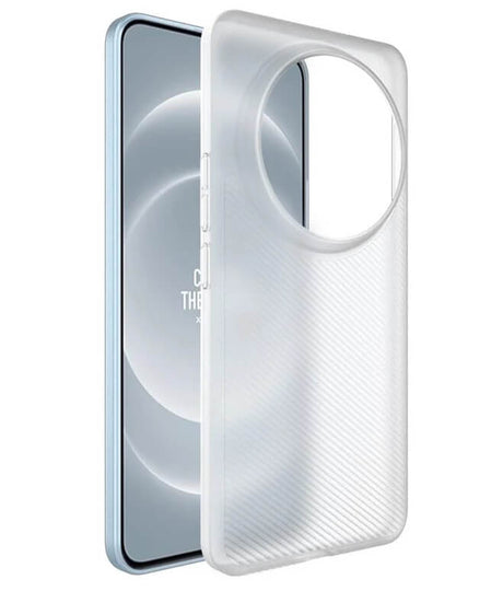 Матов Силиконов Калъф за Xiaomi 14 Ultra, Imak Twill Case, Полупрозрачен (2)