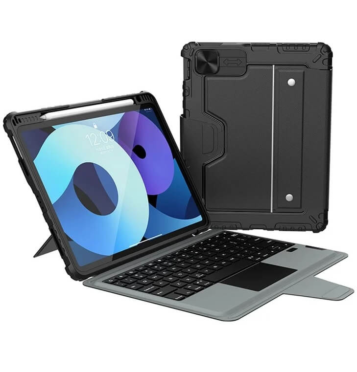 Калъф с Клавиатура за iPad Pro 11, Nillkin Keyboard Case, Черен