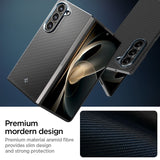 Карбонов Калъф за Samsung Z Fold 6, Spigen AirSkin Aramid Case, Черен (6)