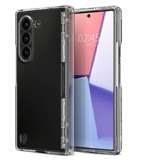 Хибриден Калъф с Предпазител за Samsung Z Fold 6, Spigen Ultra Hybrid Pro Case, Прозрачен