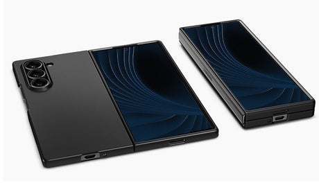 Тънък Калъф за Samsung Z Fold 6, Spigen AirSkin Case, Черен (5)