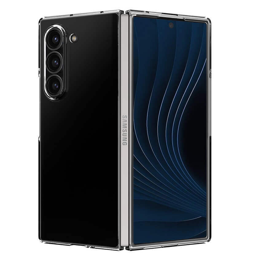 Тънък Калъф за Samsung Z Fold 6, Spigen AirSkin Case, Прозрачен (3)