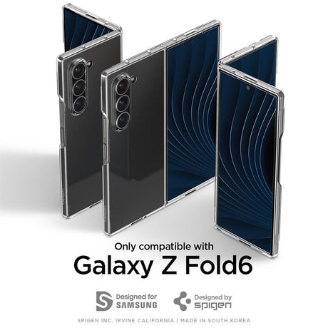 Тънък Калъф за Samsung Z Fold 6, Spigen AirSkin Case, Прозрачен (6)