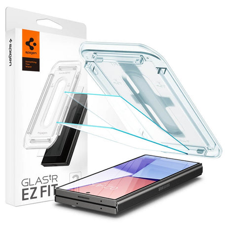 Протектор за Външния Дисплей на Samsung Z Fold 6, Spigen EZ Fit Glass 2бр., Прозрачен