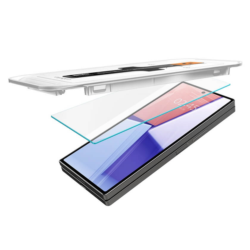 Протектор за Външния Дисплей на Samsung Z Fold 6, Spigen EZ Fit Glass 2бр., Прозрачен (4)