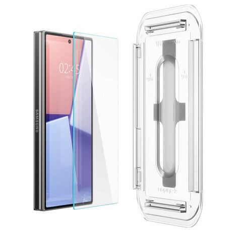 Протектор за Външния Дисплей на Samsung Z Fold 6, Spigen EZ Fit Glass 2бр., Прозрачен (3)