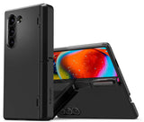 Калъф с Pen Поставка и Предпазител за Samsung Z Fold 6, Spigen Tough Armor Pro Case, Черен (2)