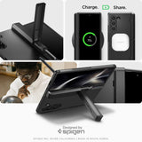 Калъф с Pen Поставка и Предпазител за Samsung Z Fold 6, Spigen Tough Armor Pro Case, Черен (11)
