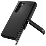 Калъф с Pen Поставка и Предпазител за Samsung Z Fold 6, Spigen Tough Armor Pro Case, Черен (4)