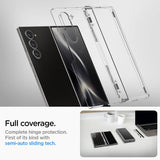 Хибриден Калъф с Предпазител за Samsung Z Fold 6, Spigen Ultra Hybrid Pro Case, Прозрачен (7)
