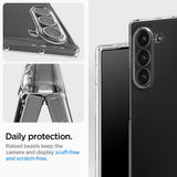 Хибриден Калъф с Предпазител за Samsung Z Fold 6, Spigen Ultra Hybrid Pro Case, Прозрачен (9)