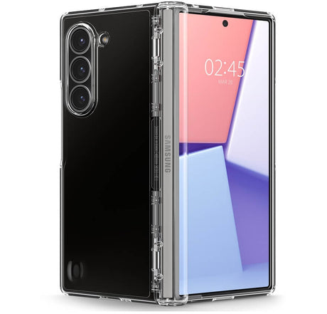Хибриден Калъф с Предпазител за Samsung Z Fold 6, Spigen Ultra Hybrid Pro Case, Прозрачен (2)