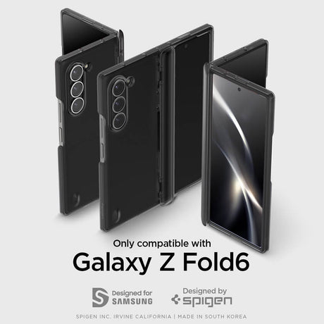 Хибриден Калъф с Предпазител за Samsung Z Fold 6, Spigen Ultra Hybrid Pro Case, Сив (6)