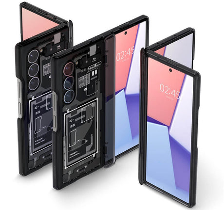 Хибриден Калъф с Предпазител за Samsung Z Fold 6, Spigen Zero One Ultra Hybrid Pro Case, Черен (3)