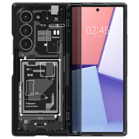 Хибриден Калъф с Предпазител за Samsung Z Fold 6, Spigen Zero One Ultra Hybrid Pro Case, Черен (4)