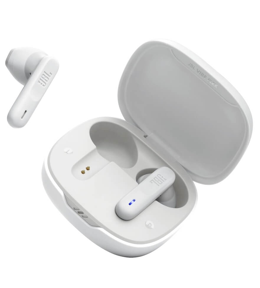 Безжични Слушалки, JBL Vibe Flex Handsfree Bluetooth, Бял (4)