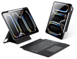 Кожен Калъф с Клавиатура за iPad Pro 13 2025-2024, Dux Ducis Magnetic Keyboard Case, Черен