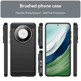 Противоударен Калъф за Huawei Mate 60 Pro, Premium Carbon Case, Черен (8)