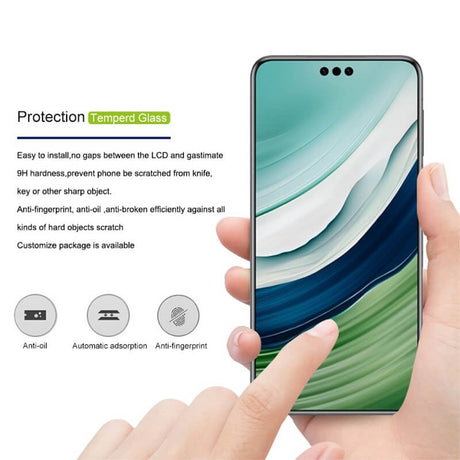 Стъклен Протектор за Huawei Mate 60 Pro, Mocolo 3D Full Glue Glass, Прозрачен (2)