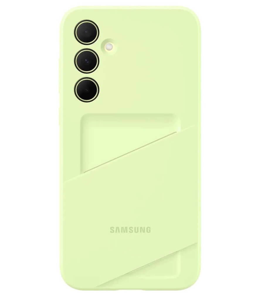 Оригинален Калъф с Джоб за Samsung A35, Card Slot Case EF-OA356TMEGWW, Зелен