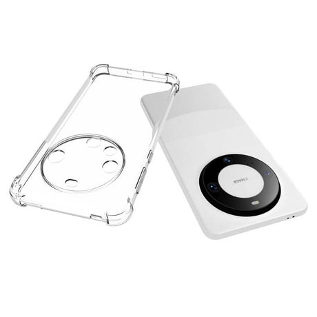 Противоударен Силиконов Калъф за Huawei Mate 60 Pro, GKK Shockproof Case, Прозрачен (2)