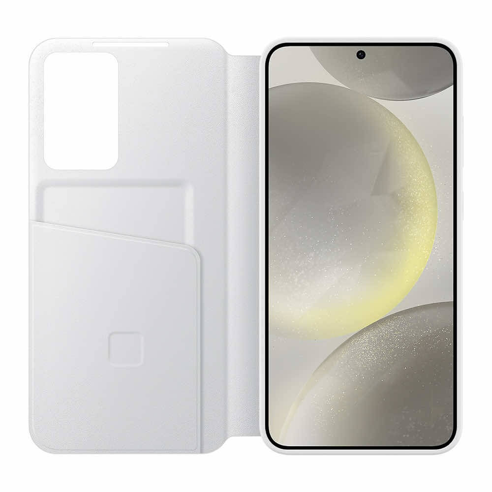 Оригинален Активен Калъф за Samsung S24 Plus Smart View Wallet Book Case EF-ZS926CWEGWW, Бял (4)